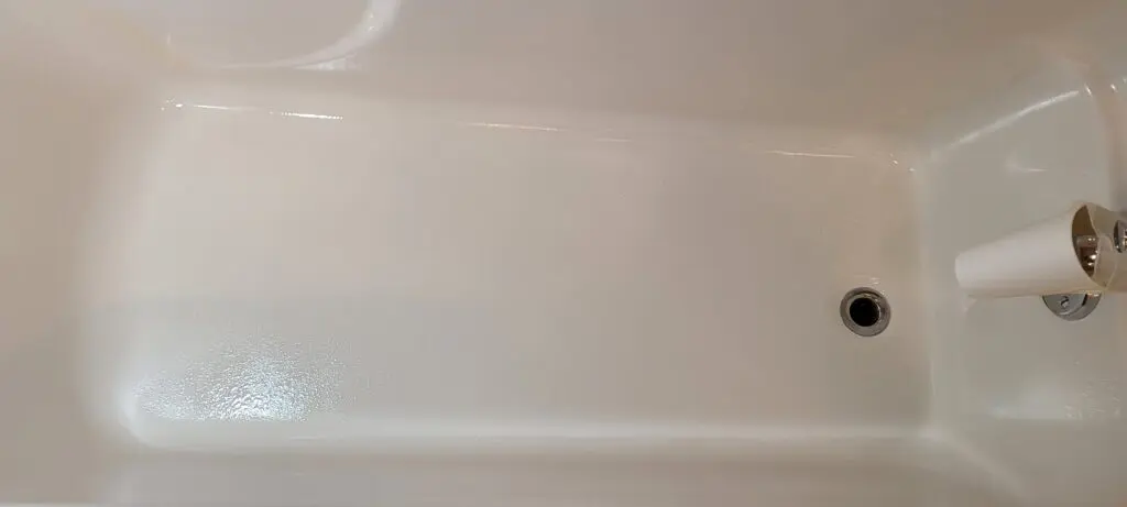 Cleaned bathtub
